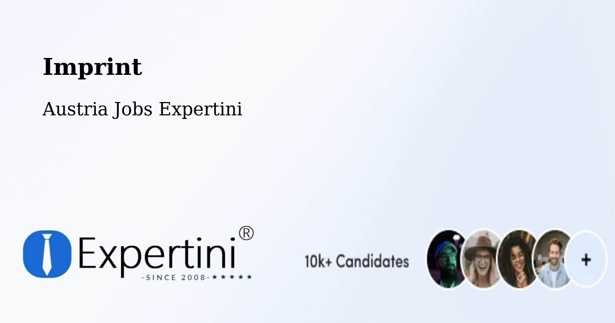 Imprint – Forchtenstein - Austria Jobs Expertini